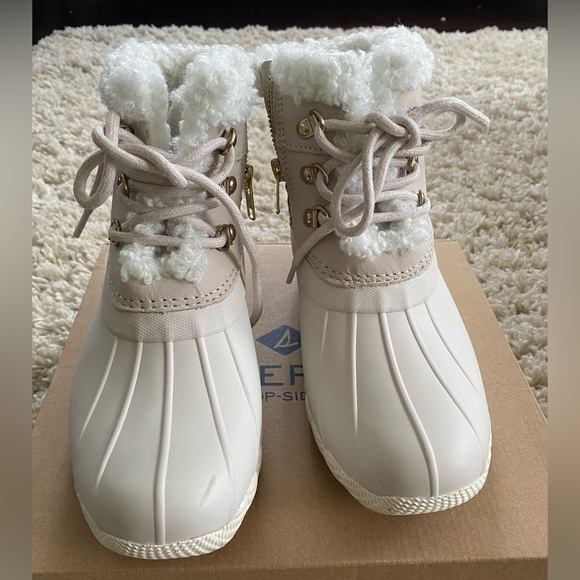 Sperry - Women's Saltwater Alpine Boots White - Picture 5 of 7